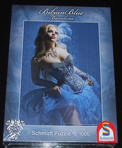 Xarah is available as 1000 pieces puzzle Blue Brigitte of the Bibian Blue series of Schmidt Spiele